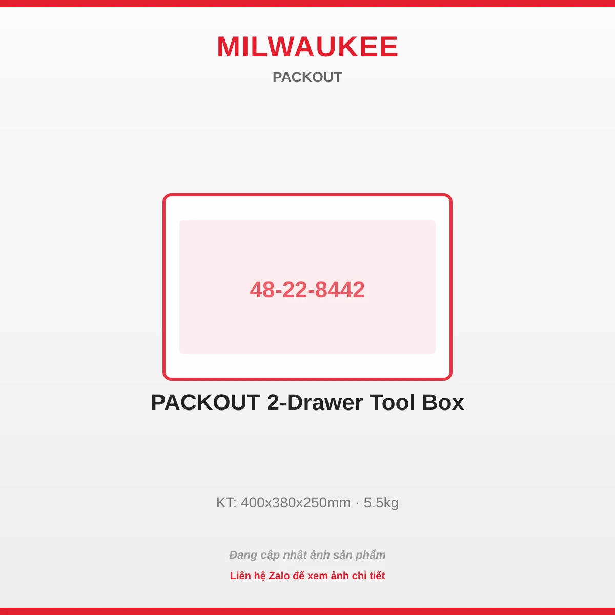 Packout 2-Drawer Tool Box