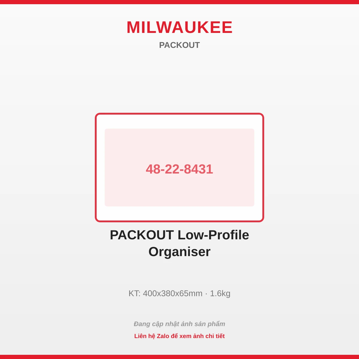 Packout Low Profile Organizer