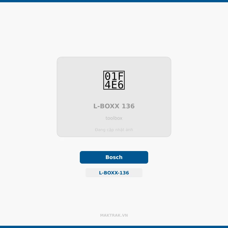 Bosch L-Boxx 136 cơ chế click-lock