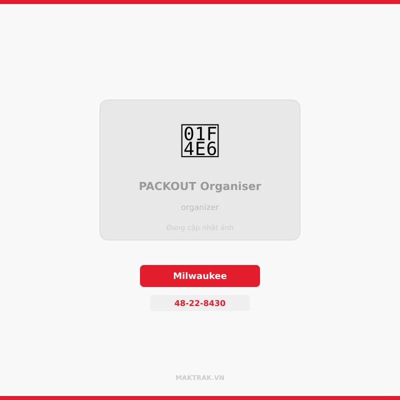 Organizer Packout chia ô đựng máy dò ga và phụ kiện điện lạnh