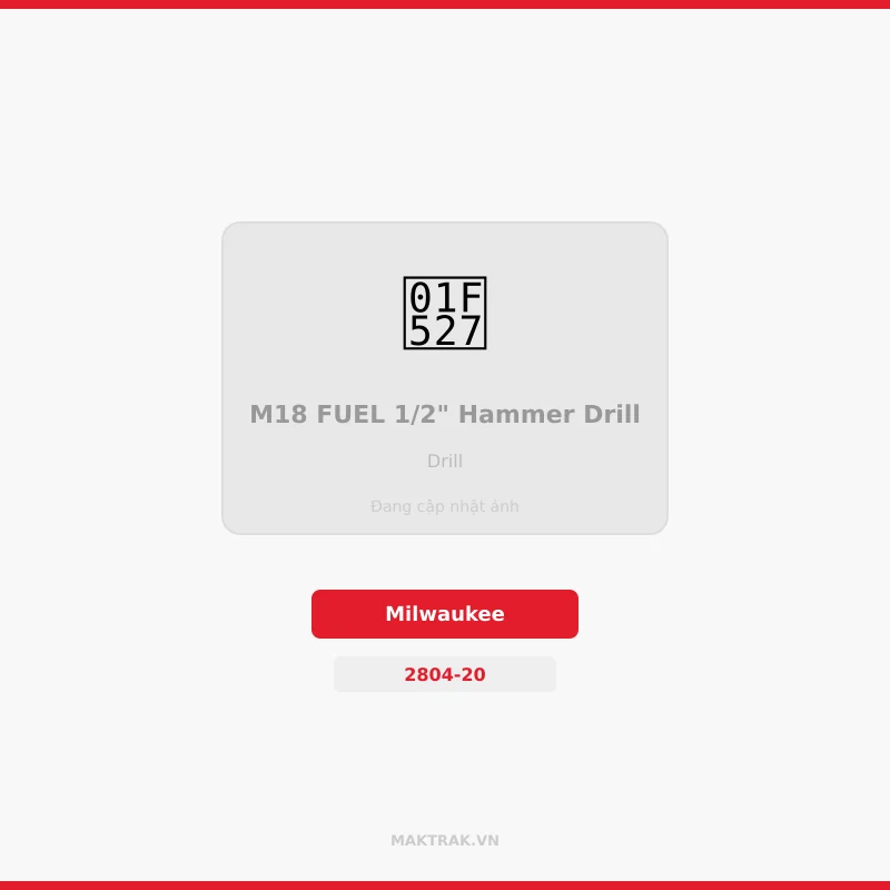 M18 FUEL 1/2" Hammer Drill (Gen 3)